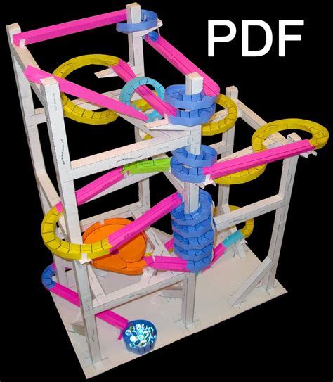 Printable Paper Roller Coaster Templates